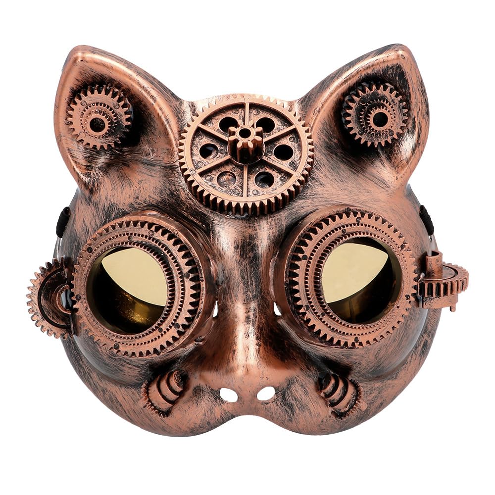 boland-54576-steamcat-halbmaske-steampunk-katze image 2