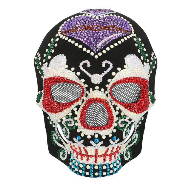 boland-masks-day-of-the-dead-maske-strass-totenkopf image 1