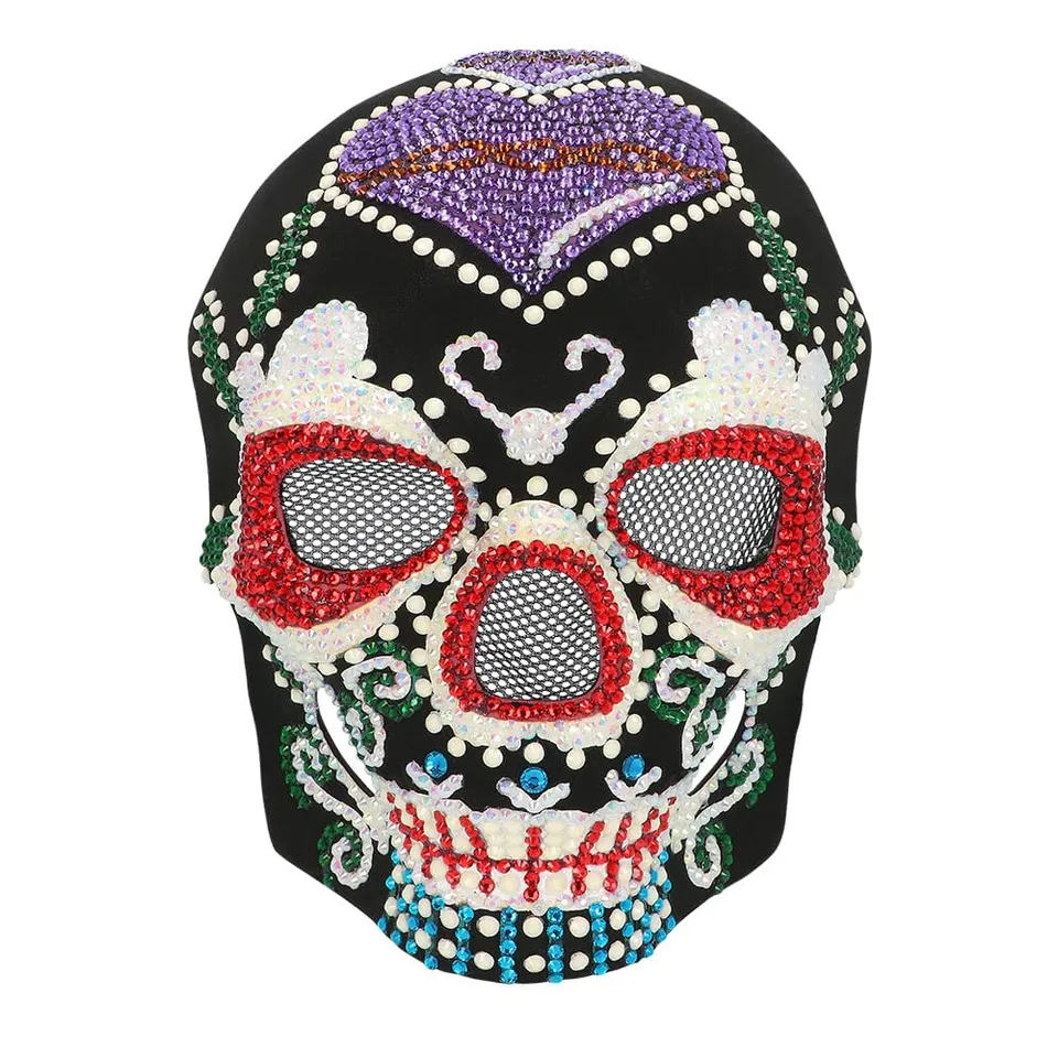 boland-masks-day-of-the-dead-maske-strass-totenkopf image 1
